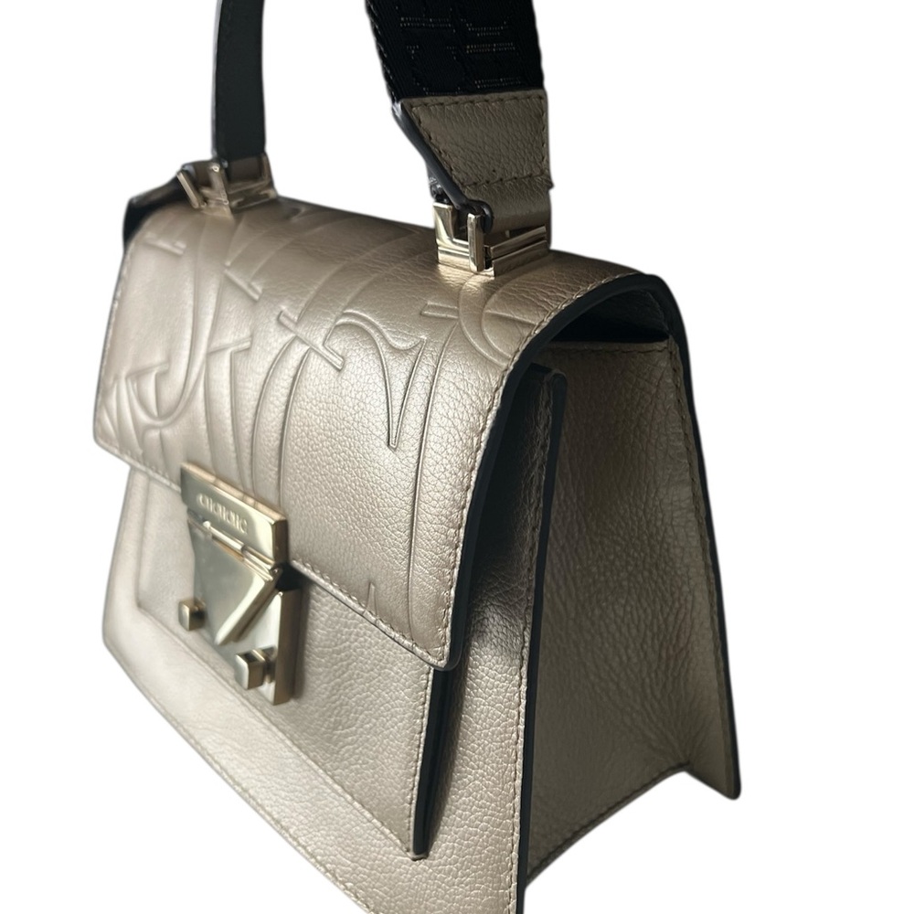 Carolina Herrera Gold Satchel